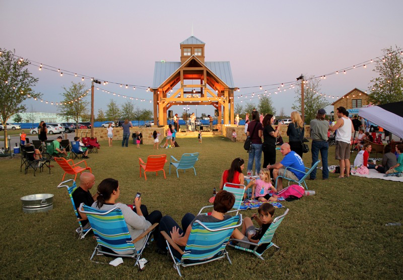 Light Farms community event at the pavilion
