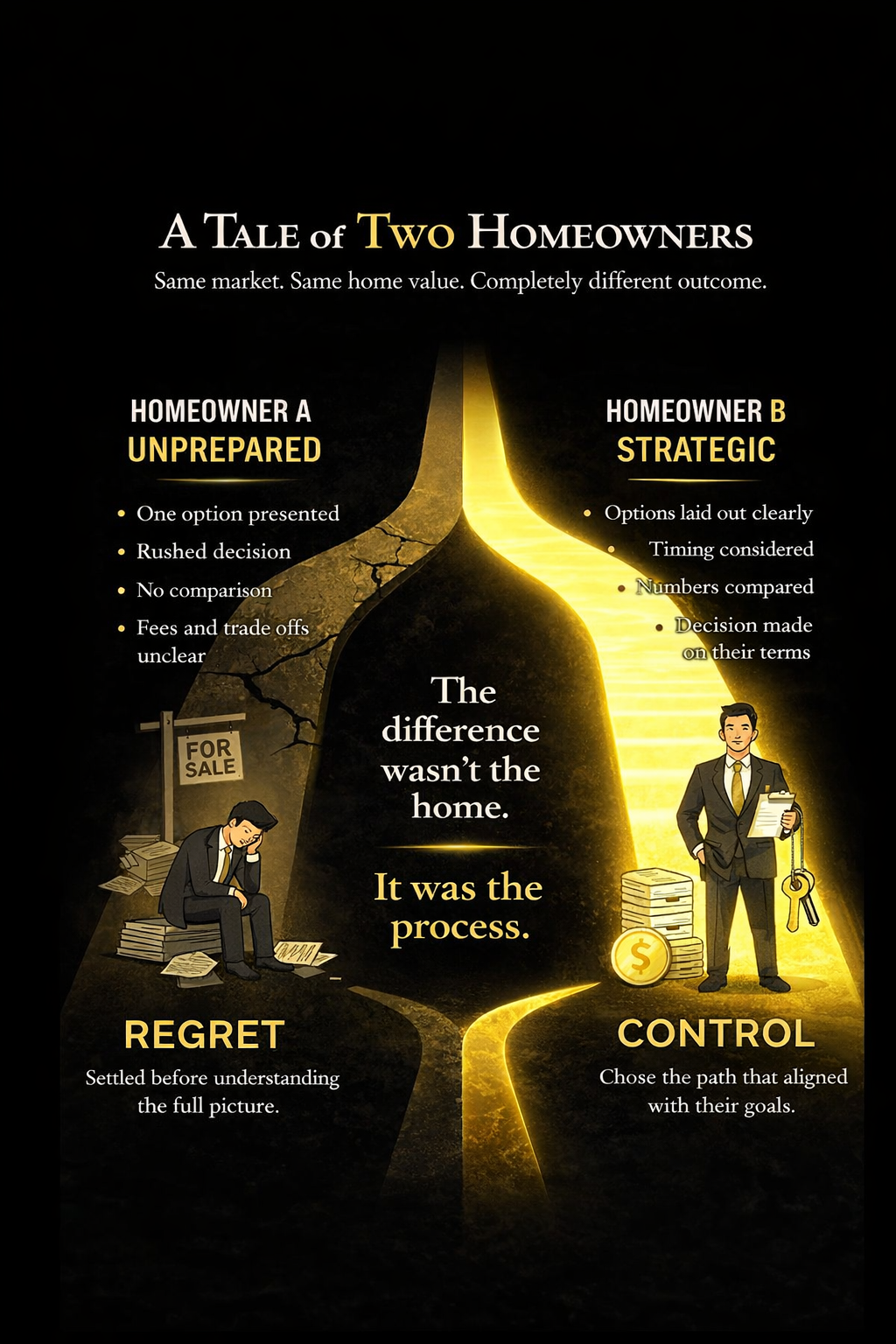 A Tale of Two Homeowners - Same market, same home value, completely different outcome